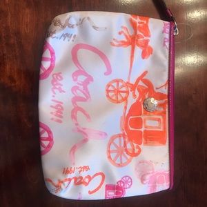 Coach cosmetic bag